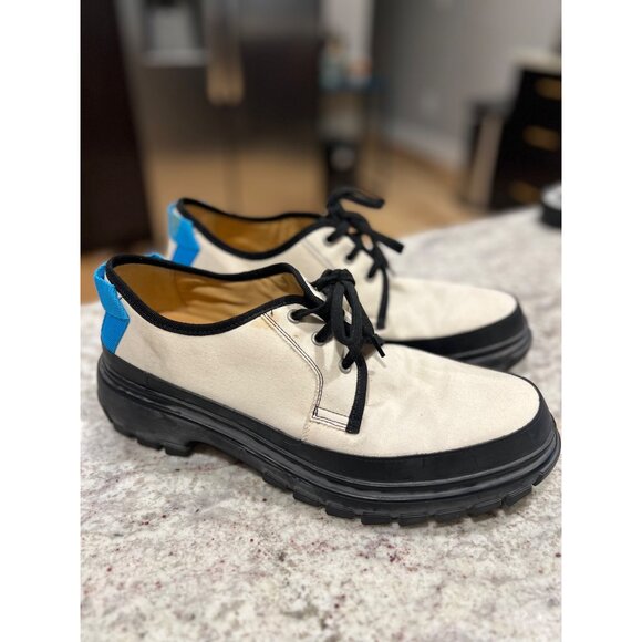 John Fluevog Saturday Vegan Derby Shoes - Size 12 - Picture 3 of 8